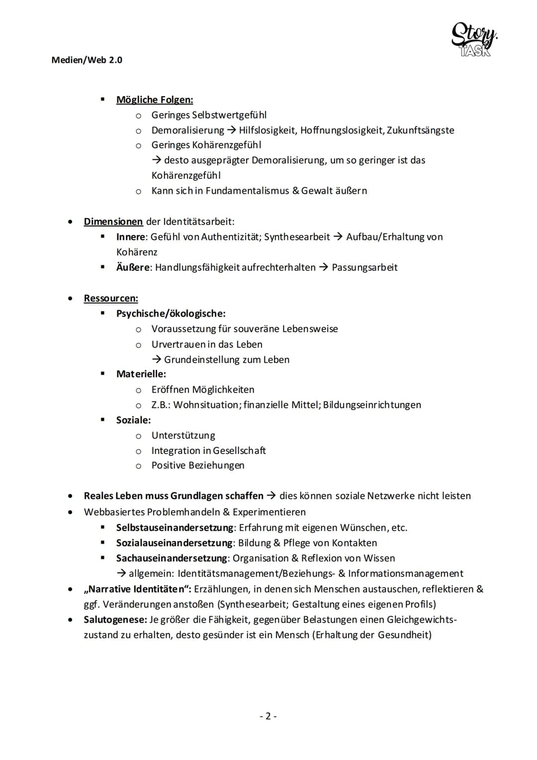 Medien/Web 2.0
Fear of missing out FOMO
●
●
●
Angst/Nervosität etwas zu verpassen
→ mentaler & psychischer Zustand
Tritt vor allem bei Jünge