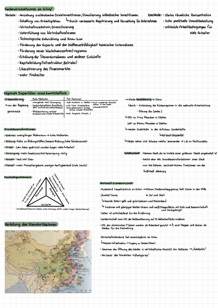 Geographie
O Wirtschaftsentwicklung in China
O Verteilung der Sonderwirtschaftszonen
O Sonderwirtschaftszonen ein Erfolg?
O Regionale Dispar