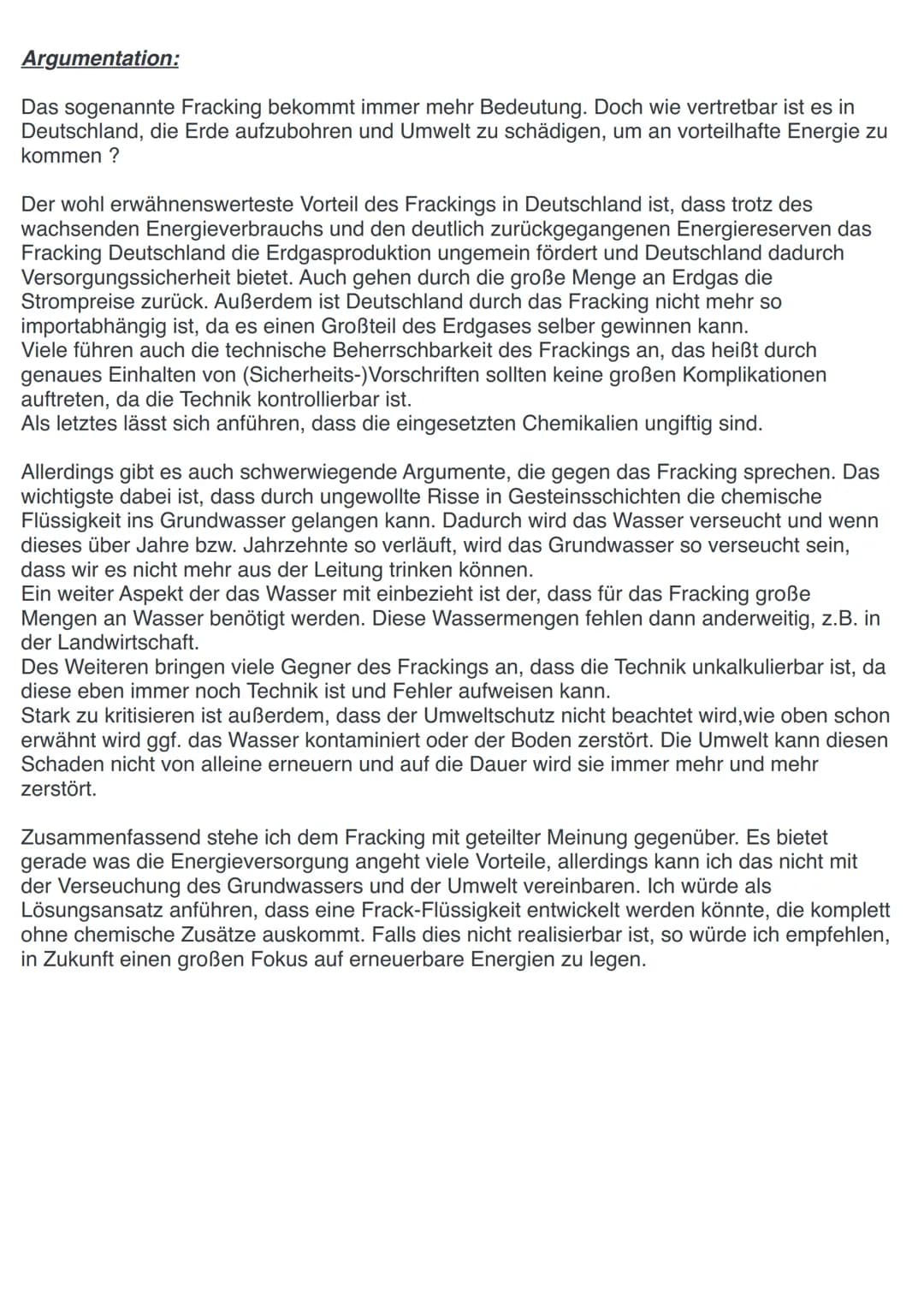 Nummer 2)
Ich habe kein Syndrom gefunden, dass vollständig zum Fracking passt. Jedoch würde ich
sagen, das Syndrom, welches am ehesten passt