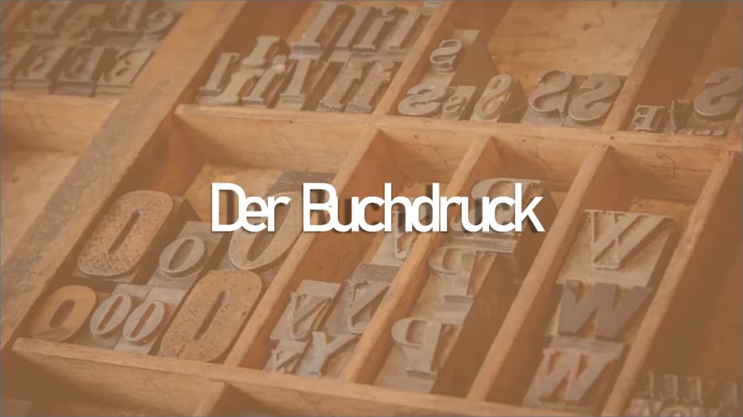 Der Buchdruck
