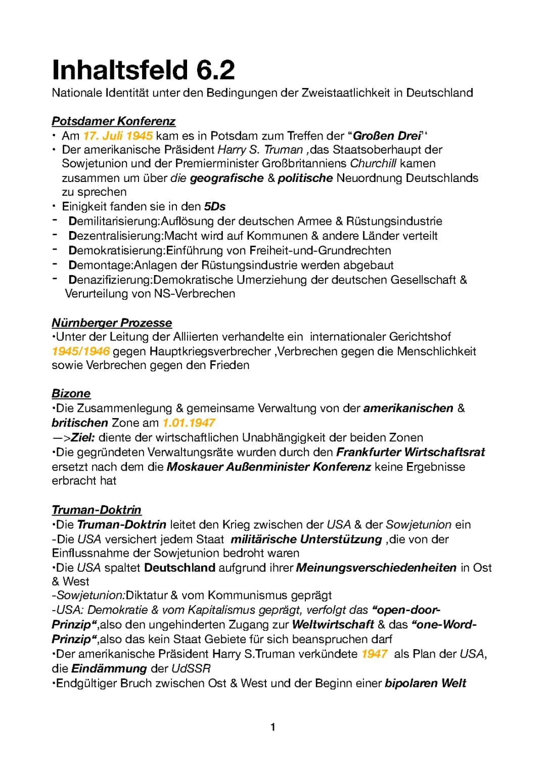 Ost-West-Konflikt