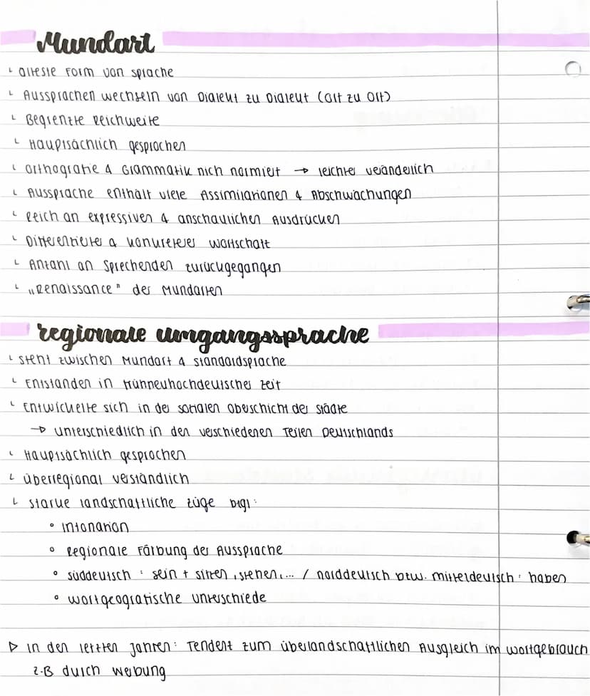Sprache WDER SPRACHE
IN
→ Astrid Stedje
Gliederung
-
6 Dimensionen:
• Medium (gesprochene / geschriebene sprache ]
Historische Dimension
Soz