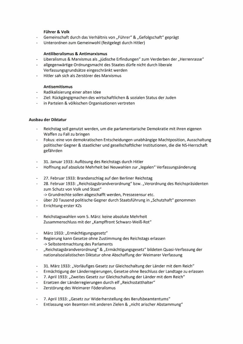Ende von Weimar (1918-1933)
Auf die erste deutsche Demokratie folgt eine Diktatur
Der ,,Schwarze Freitag" an der Börse stürzt Deutschland in