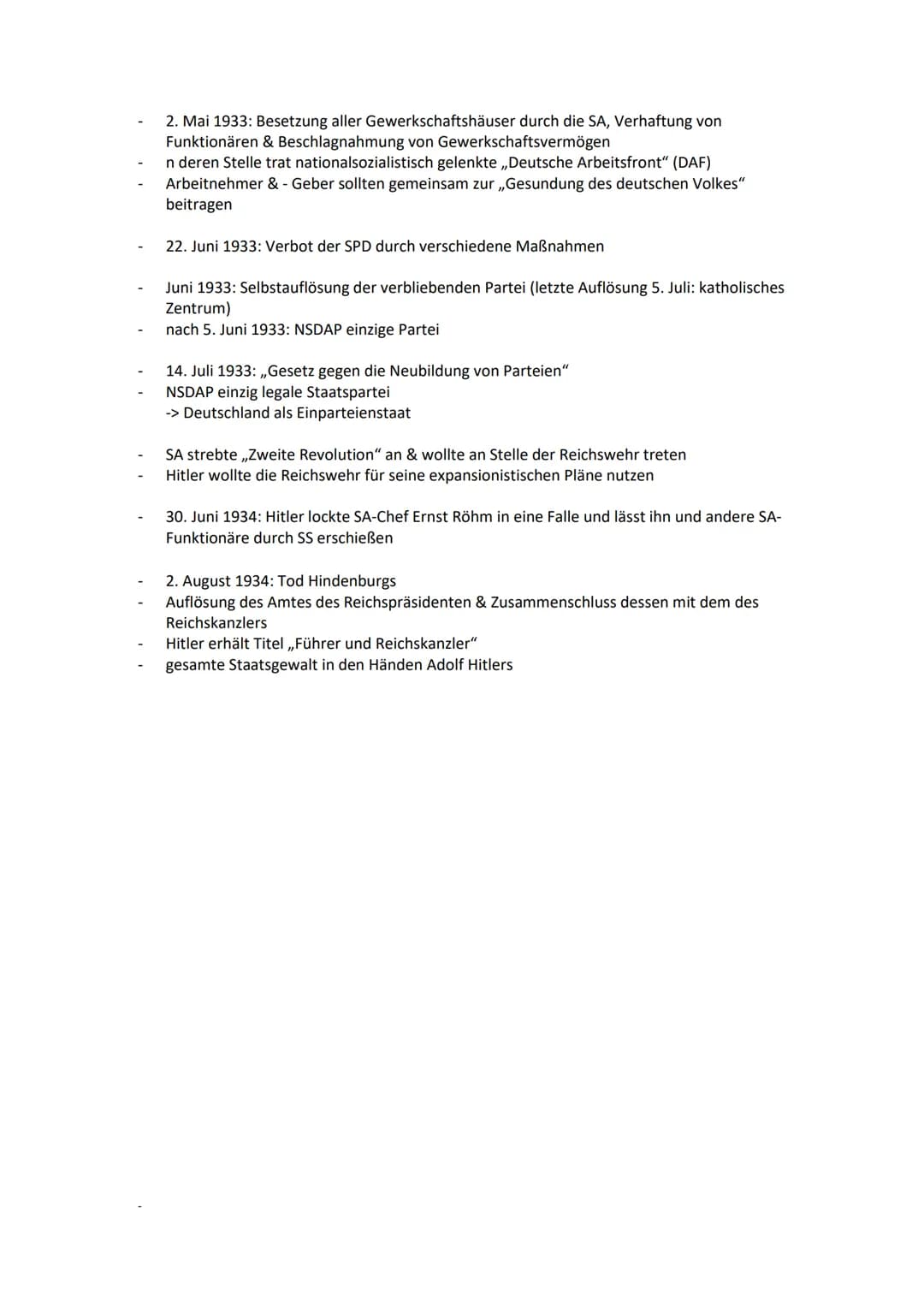 Ende von Weimar (1918-1933)
Auf die erste deutsche Demokratie folgt eine Diktatur
Der ,,Schwarze Freitag" an der Börse stürzt Deutschland in