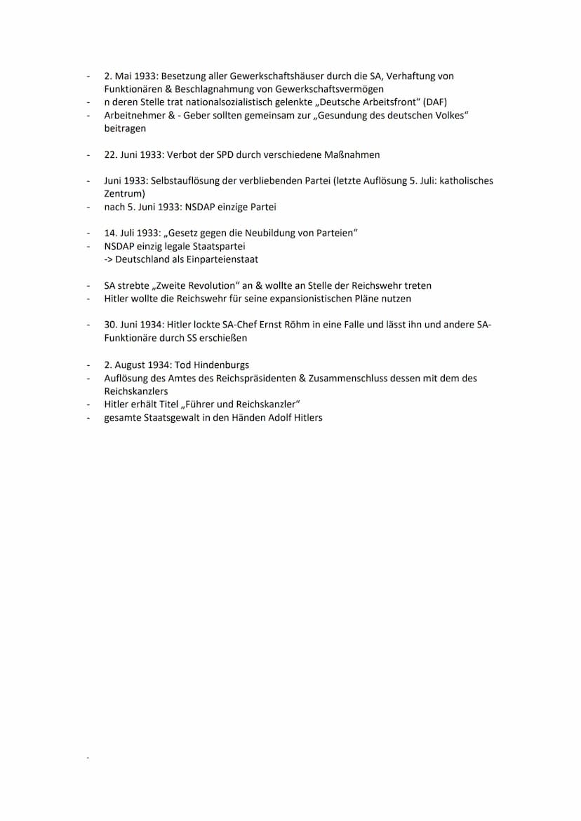 Ende von Weimar (1918-1933)
Auf die erste deutsche Demokratie folgt eine Diktatur
Der ,,Schwarze Freitag" an der Börse stürzt Deutschland in