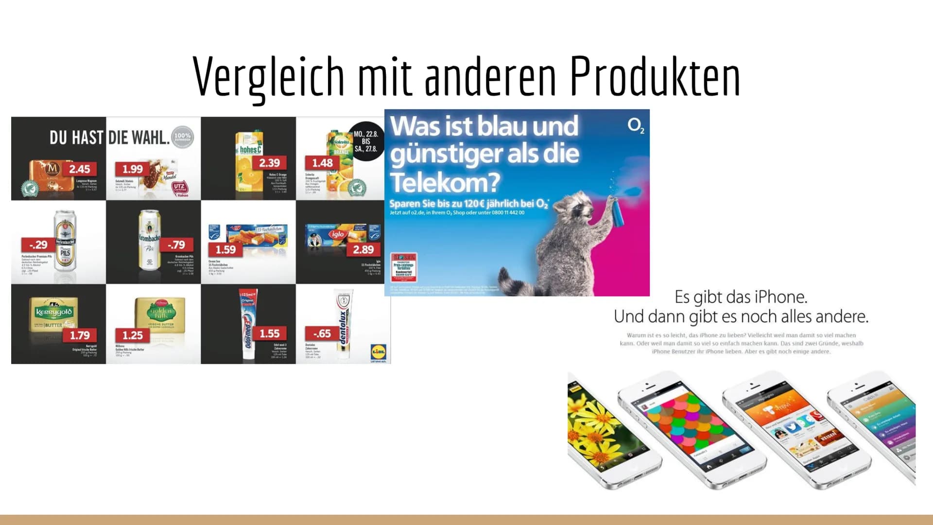 
<h2 id="wasistwerbungberhaupt">Was ist Werbung überhaupt?</h2>
<p>Werbung ist die Information über ein Produkt, eine Dienstleistung oder ei