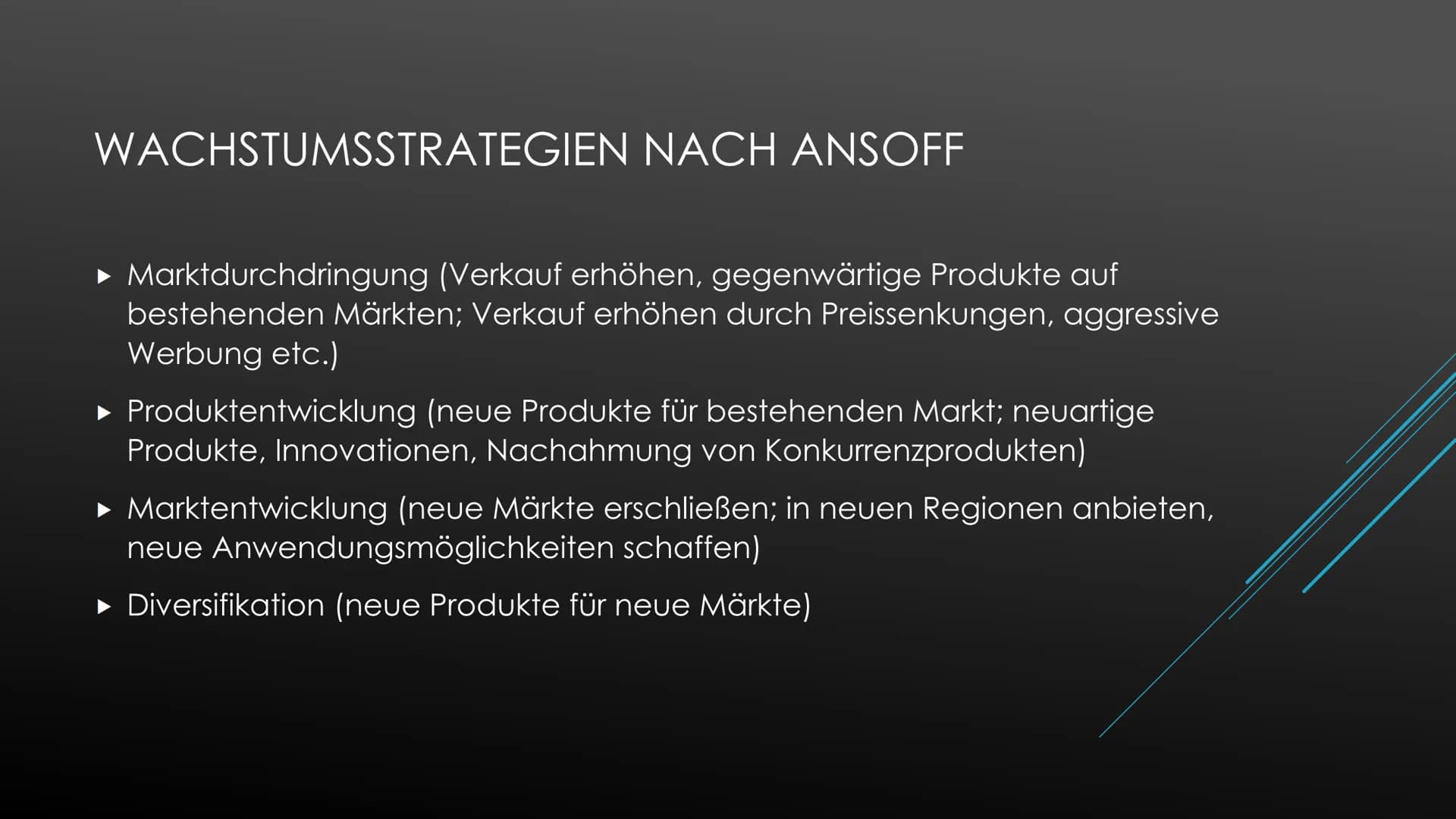 Coole SWOT-Analyse und Ansoff-Matrix Vorlagen für deine Präsentation