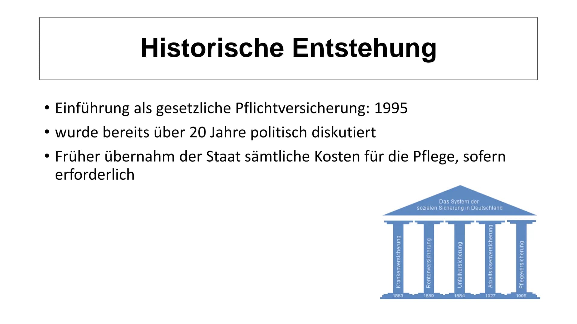 Gesetzliche Pflegeversicherung leicht erklärt - Beiträge und Leistungen