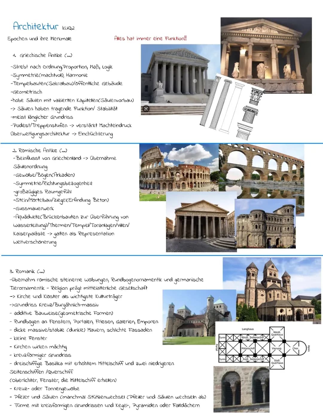 Architektur Epochen 