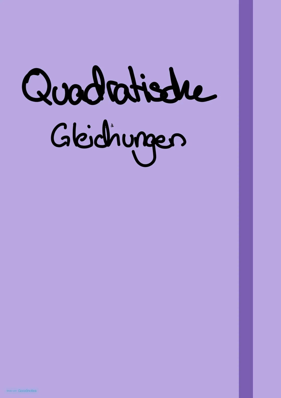 Quadratische
Gleichungen
Mide with Goodnotes Darstellungsformen
von quadratischen Funktionen
Scheitelpunktform
f(x) = a (x-dl²te
Scheitelpun