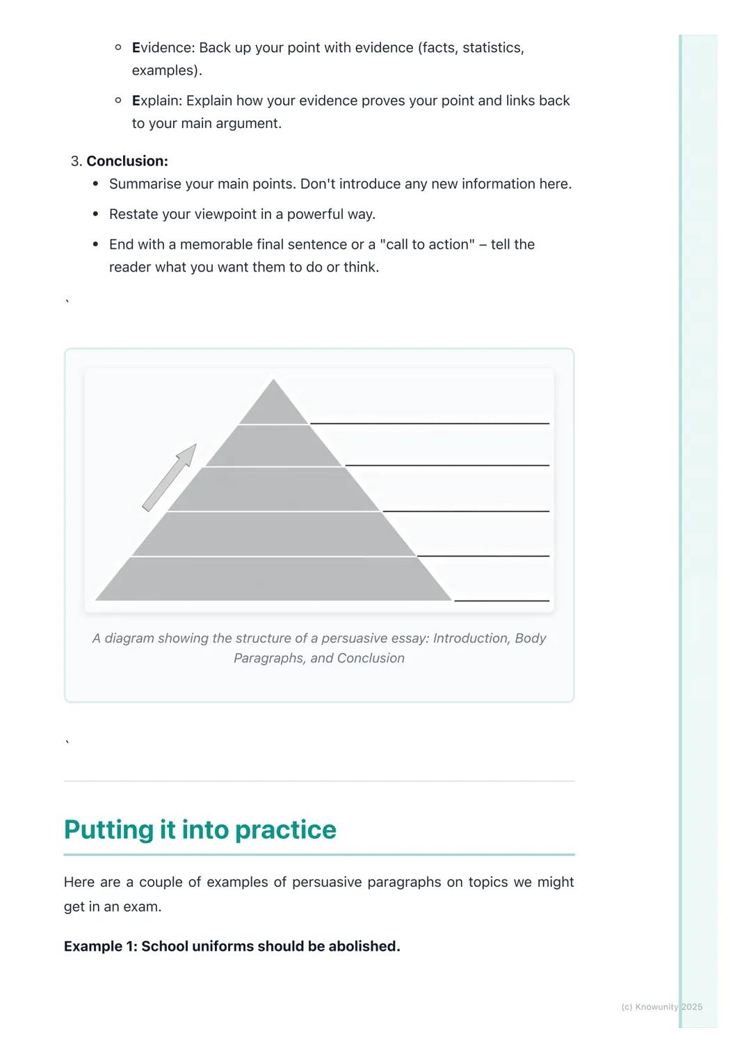 # Persuasive Writing

## What is persuasive writing?

Persuasive writing is all about convincing the reader to agree with your point of
view