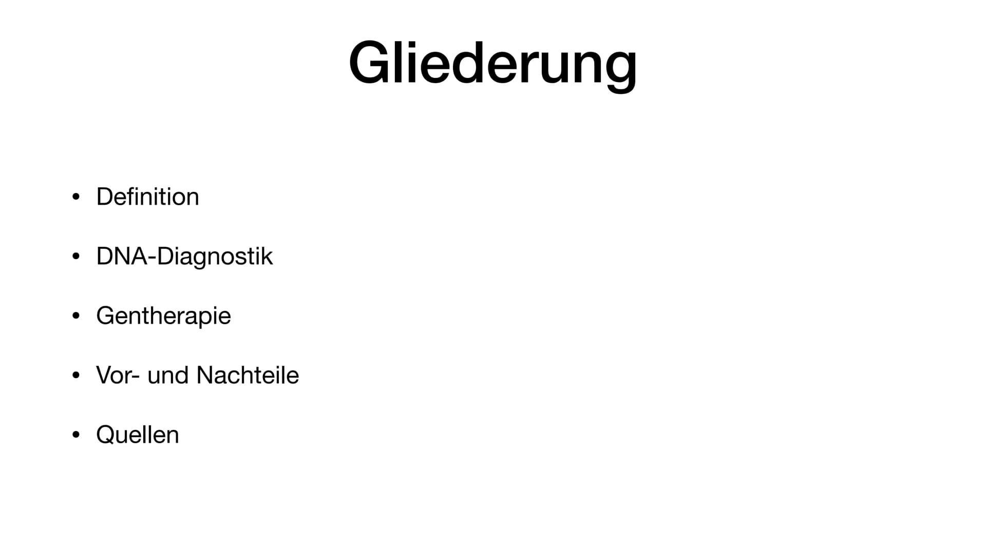 Rote Gentechnik ●
●
●
Definition
DNA-Diagnostik
Gentherapie
Vor- und Nachteile
Quellen
Gliederung Definition
●
gentechnologische Anwendungen