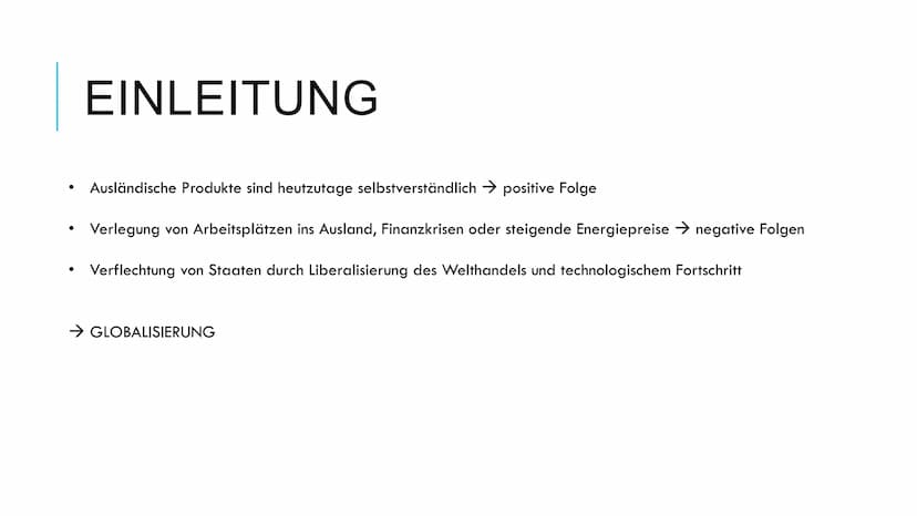 
<h2 id="einleitung">Einleitung</h2>
<p>Heutzutage ist es selbstverständlich, ausländische Produkte in deutschen Supermärkten zu finden. Die