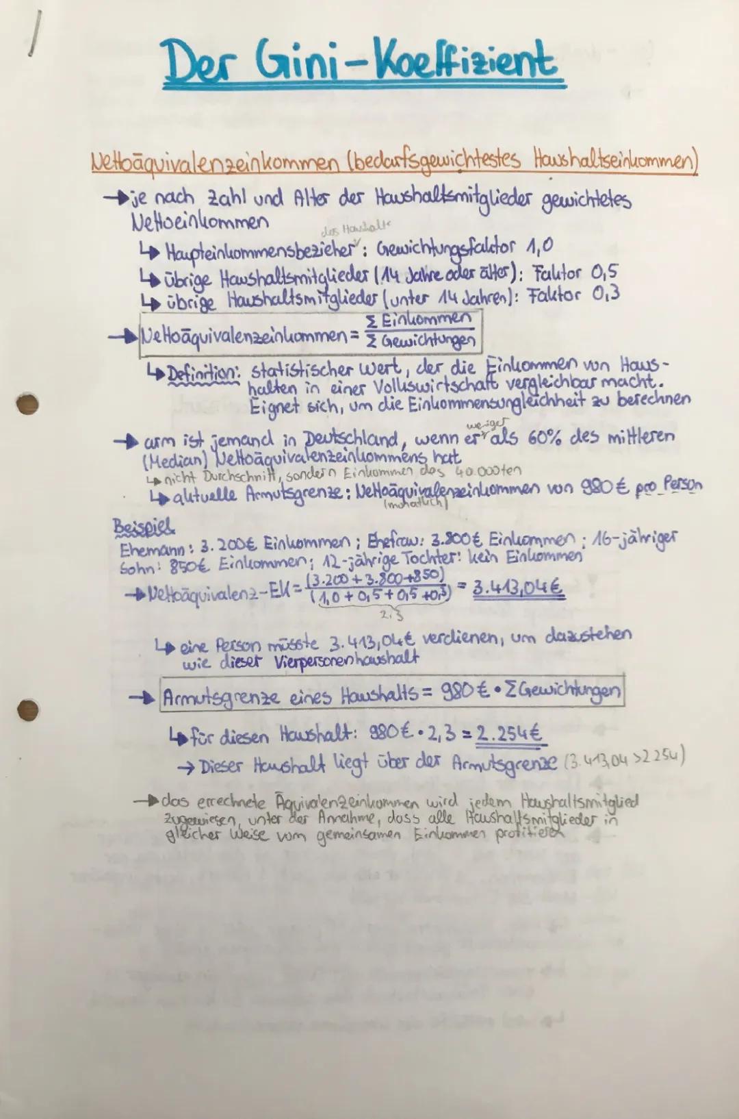 Gini-Koeffizient einfach erklärt - Rechner, Beispiele, Vor- und Nachteile