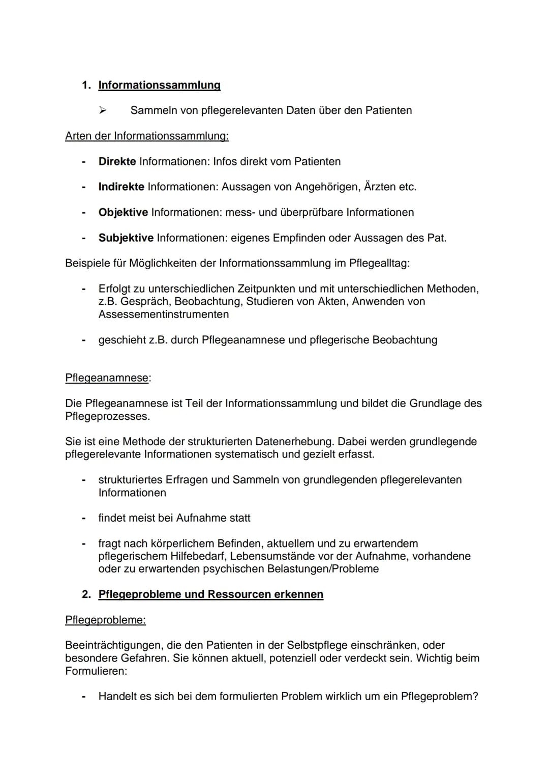 Pflege als Prozess gestalten
Definition Pflegeprozess:
Der Pflegeprozess ist ein systematischer und zielgerichteter Arbeits- und
Problemlösu