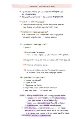 Know Antike Tugendethiken/ Sokrates/ Platon/ Aristoteles/ Stoa Zusammenfassung  thumbnail