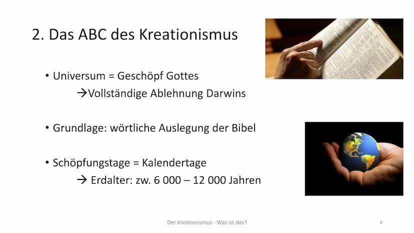  Evolutionstheorie vs.
Kreationismus
Ein Ringen zwischen zwei Alternativen?
2 1. Wie alles begann...
• ,,On the Origin of Species by Means
o