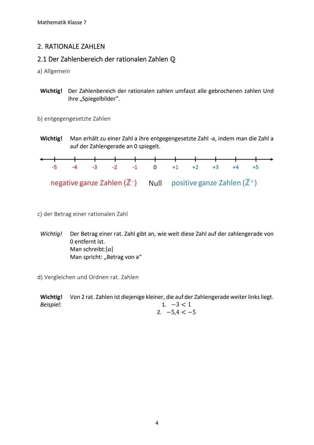 Mathematik Klasse 7
1. GEOMETRIE IN DER EBENE
1.1 Kreis und Geraden
a) Definition des Kreises
Wichtig! Auf einem Kreis liegen alle Punkte, d