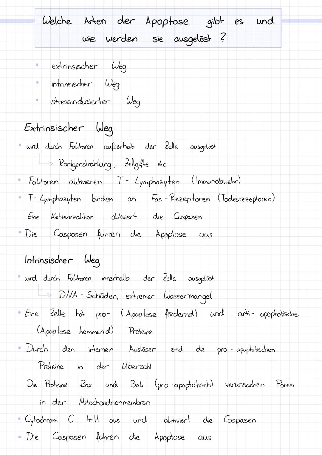 •
●
Was
●
ist Apoptose ?
Kann
es
geben ?
auch
Apoptose Der (vor) programmierte Selbstmord
einer Zelle
• Wie läuft die Apoptose
Vergleich Apo
