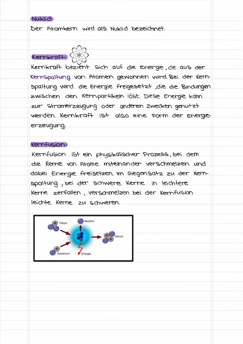 Aufbau des Atoms
Kern-Hülle-Modell:
●
Protonen
Atomkern:
Atomhülle
M
e- Elektronen
Massenzahl
Atomkern
Neutronen
Der Atomkern ist zentral im