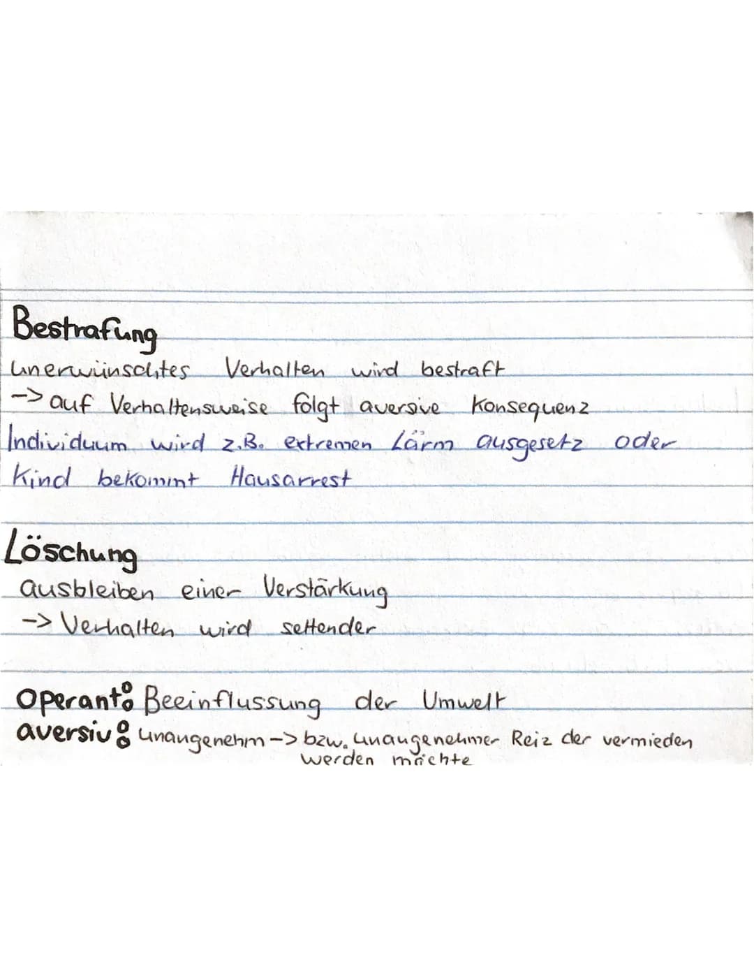 Klassische Konditionierung
Unkonditionierter und neutraler Stimulus -> gekoppelt
Nach dem Konditionierungsprozess
• Neutraler Stimulus löst 