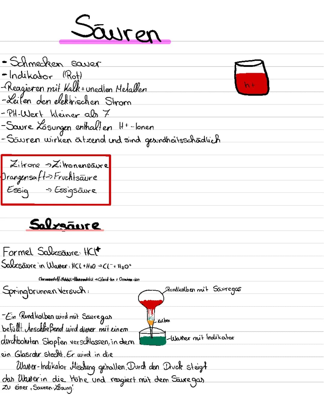 Säuren und Laugen