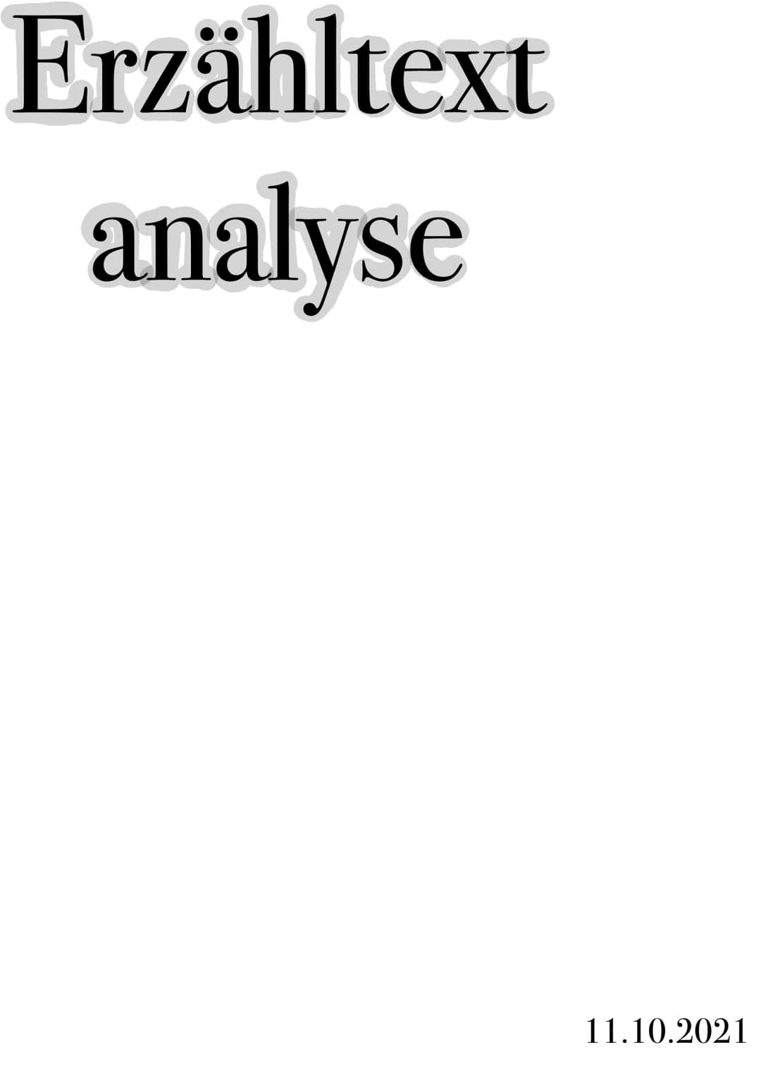 Erzähltext
analyse
11.10.2021 De 12 eA Reinecke
Erzähler:
Der Erzähler ist vom Autor der Geschichte streng zu unterscheiden.
Der Autor verfa