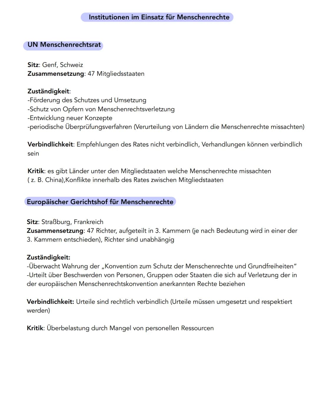 Ziele der Vereinten Nationen (UN/UNO) gemäß UN-Charta sowie Hauptorgane
Allgemein:
-> Unterzeichnung der Charta (Grundsatzerklärung) am 26. 
