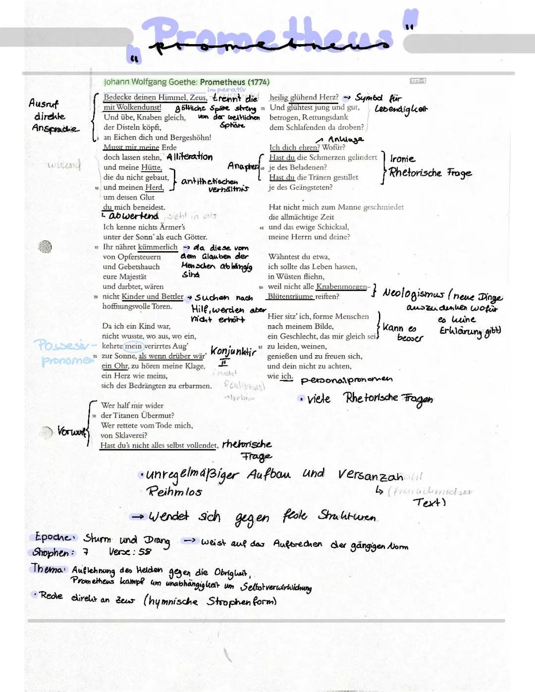 Prometheus ( von Goethe )