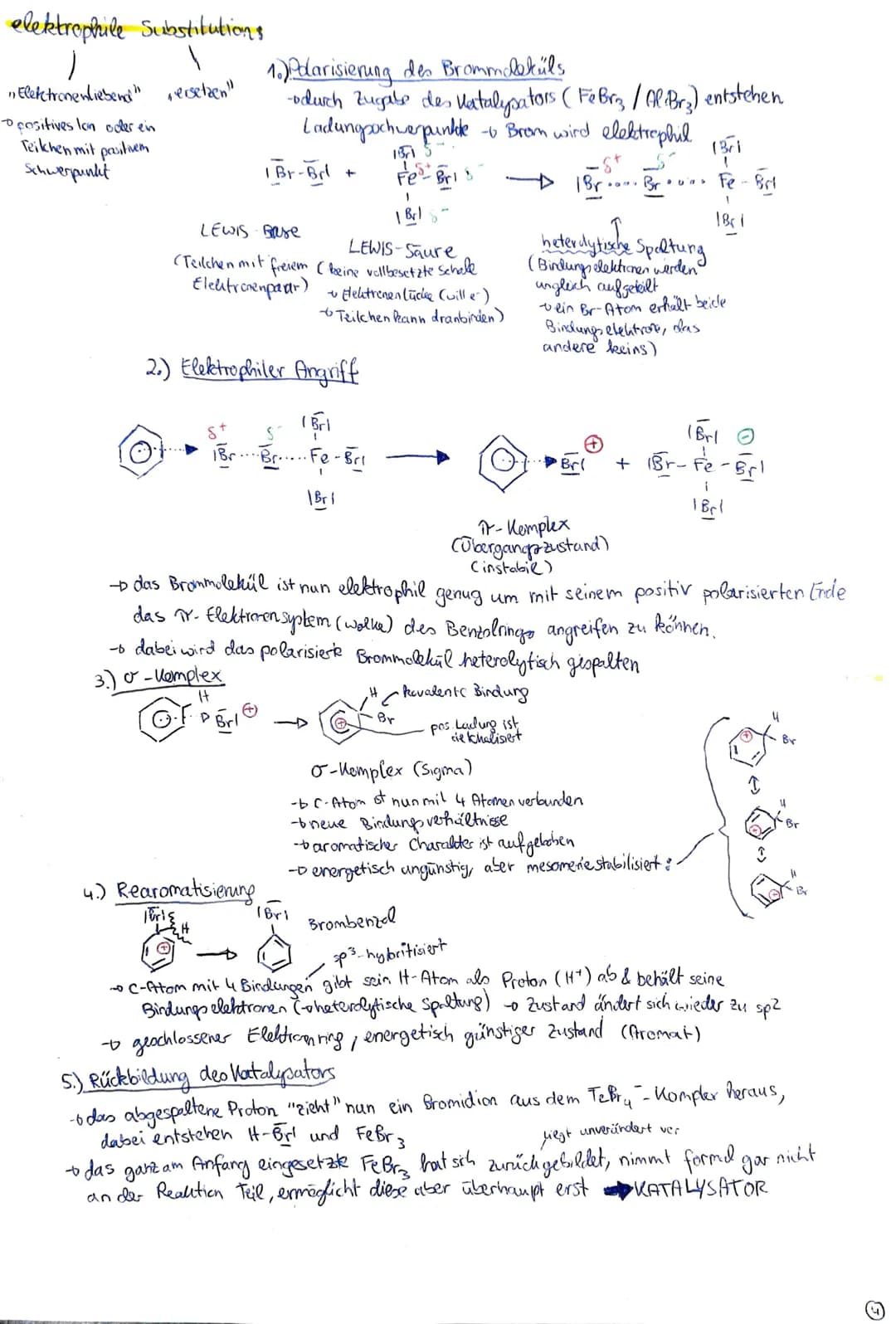 AROMATEN
Benzol)
Eigenschaften. • farblose Flüssigkeit (bei Raumtemp.)
• stark licht brechend
•nicht wasserle's lich, lipophil
• Dichte & 0,