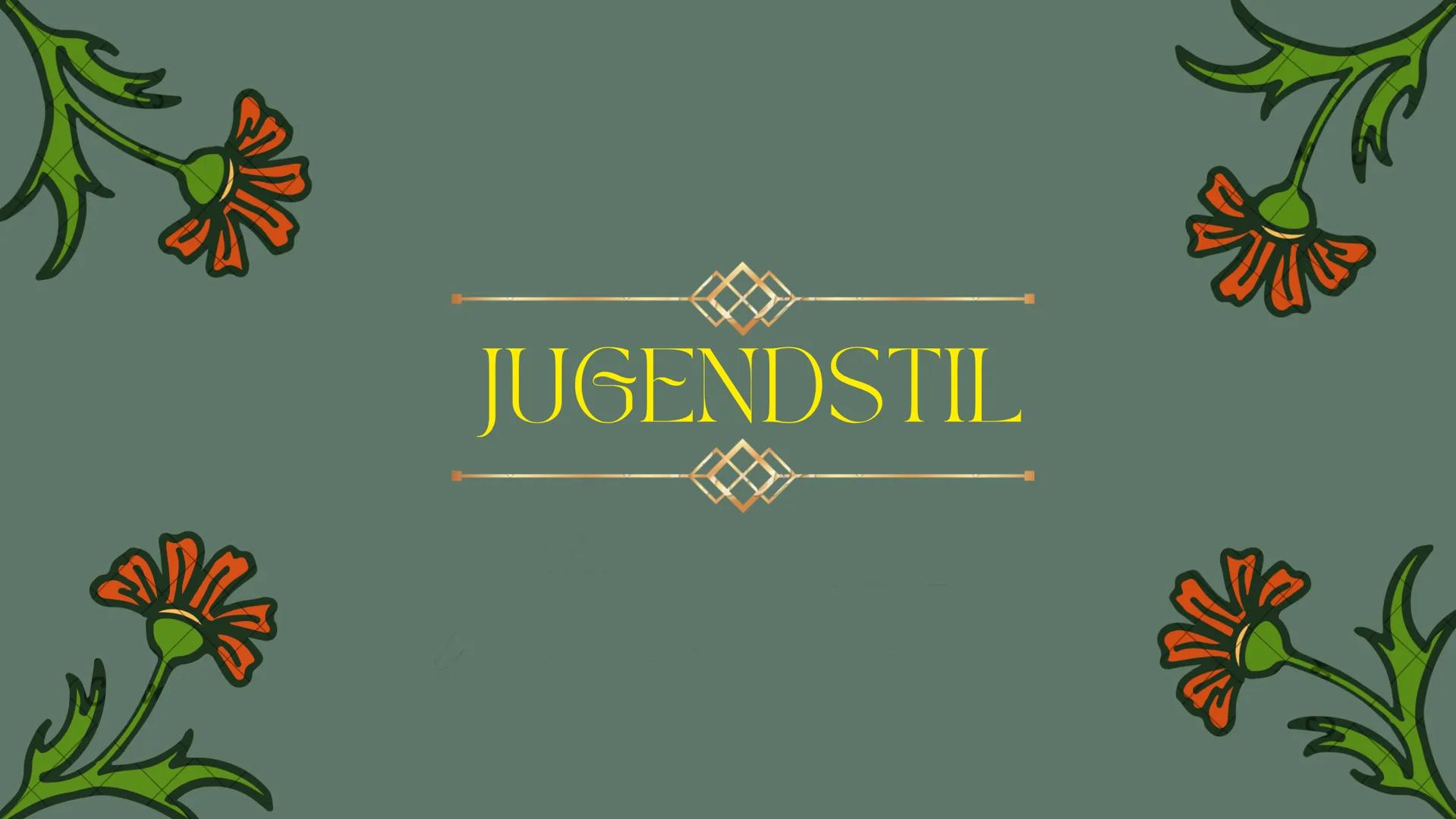 Art nouveau
Modern Style
Stile Floreale
Modern
Skønvirkestijl
Modernisme
Liberty JUGENDSTIL GLIEDERUNG



1

2

-3



zeitliche
Merkmale &
K