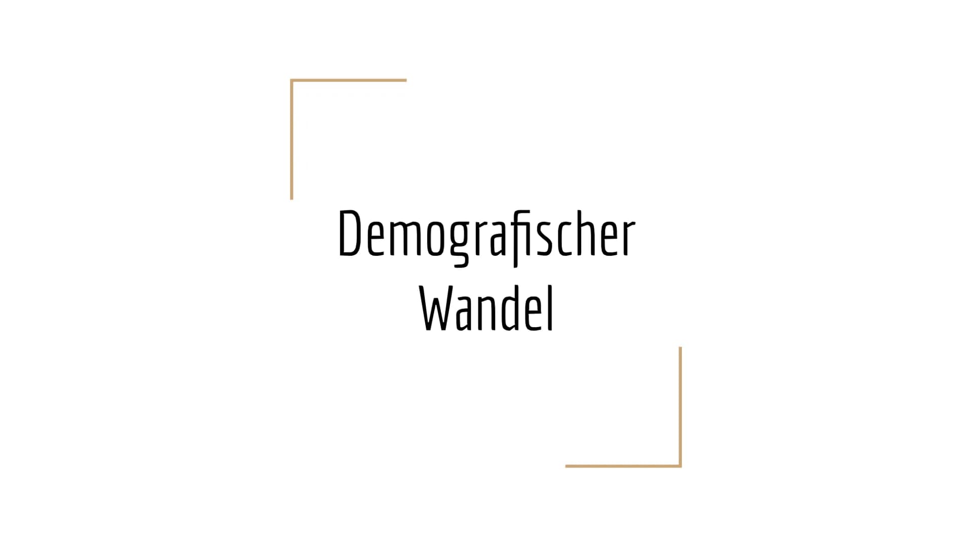 Demografischer
Wandel Inhalt
-
-
-
Definition "Demografischer Wandel"
Beschreibung der demografischen Entwicklung in Deutschland
Altersstruk