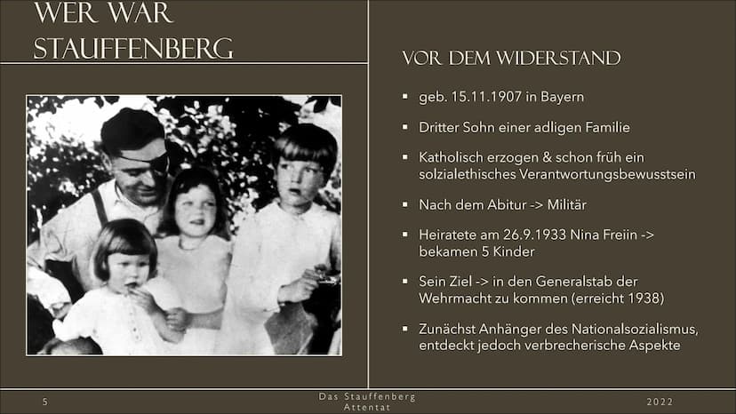 DAS STAUFFENBERG
ATTENTAT VOM
20JULI 1944
Von Anna und Olivia
STAUFFENBERG: EIN NAZI WOLLTE HIT! ER TÖTEN
This Photo by Unknown Author is li