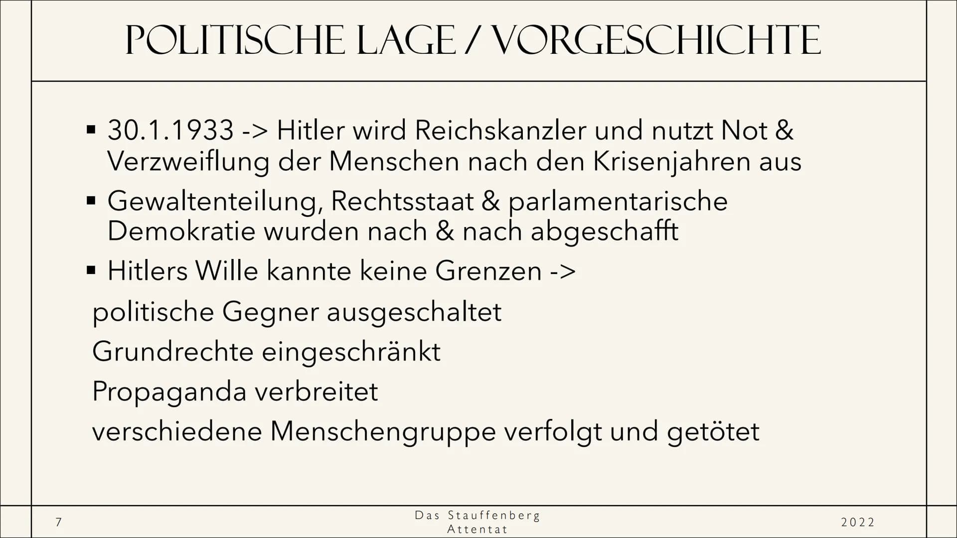 DAS STAUFFENBERG
ATTENTAT VOM
20JULI 1944
Von Anna und Olivia
STAUFFENBERG: EIN NAZI WOLLTE HIT! ER TÖTEN
This Photo by Unknown Author is li