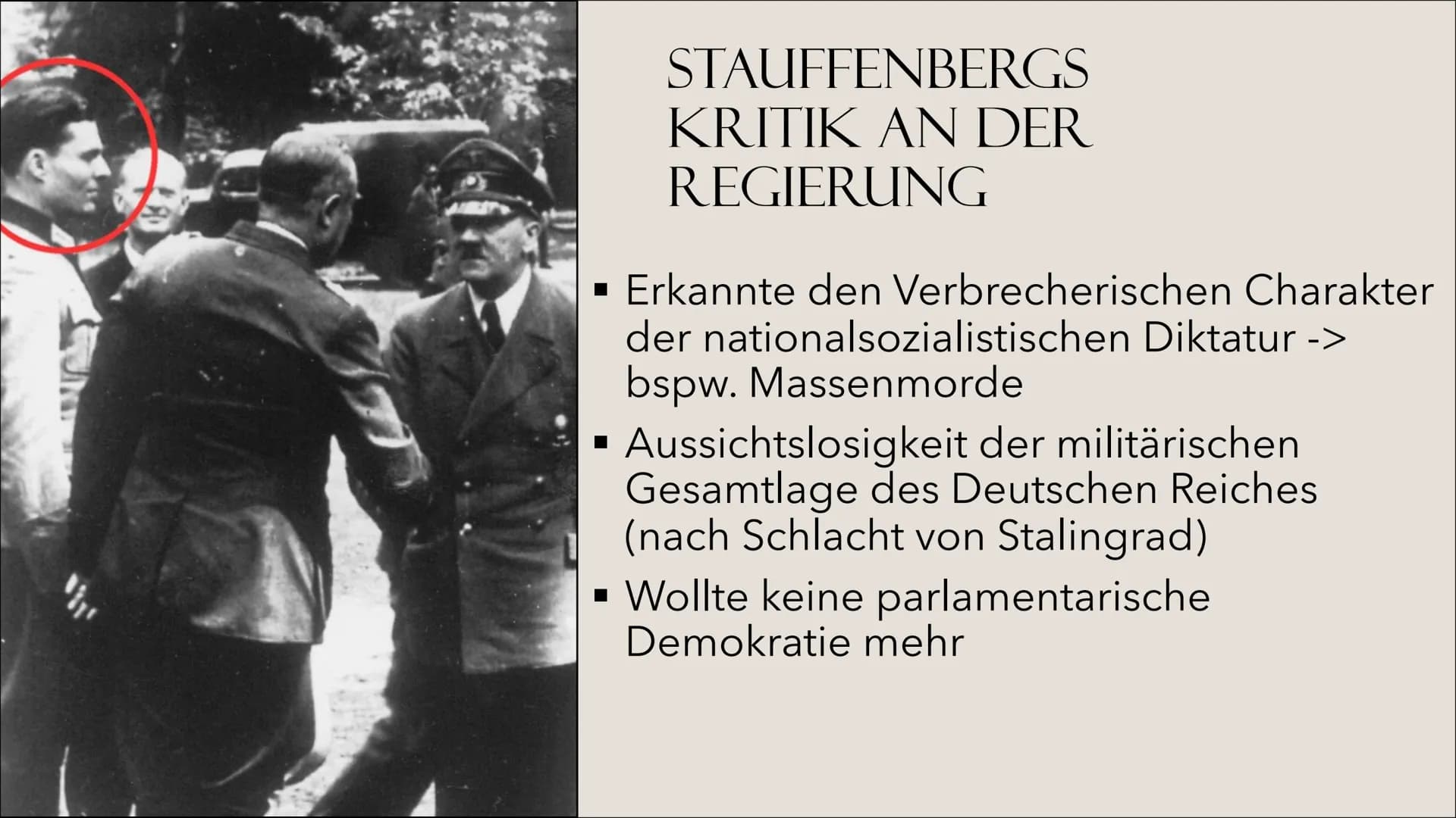 DAS STAUFFENBERG
ATTENTAT VOM
20JULI 1944
Von Anna und Olivia
STAUFFENBERG: EIN NAZI WOLLTE HIT! ER TÖTEN
This Photo by Unknown Author is li