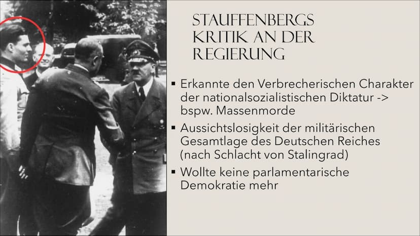 DAS STAUFFENBERG
ATTENTAT VOM
20JULI 1944
Von Anna und Olivia
STAUFFENBERG: EIN NAZI WOLLTE HIT! ER TÖTEN
This Photo by Unknown Author is li