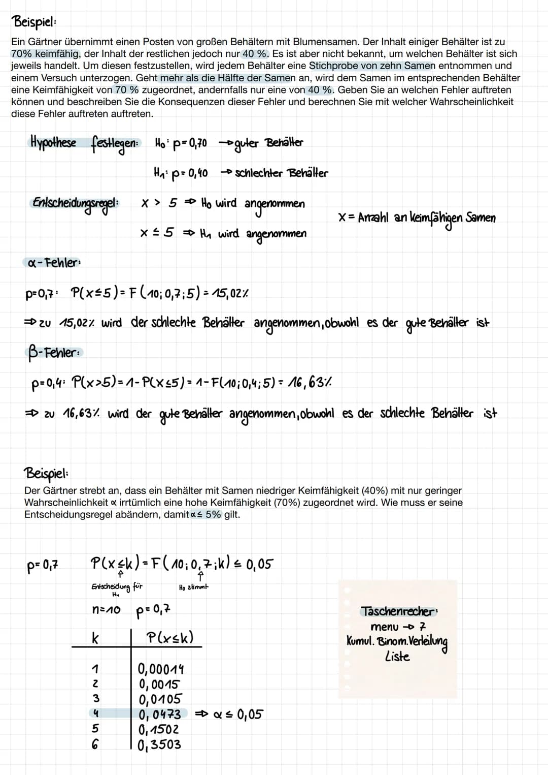 Q3.4 HYPOTHESENTESTS
HYPOTHESEN
Bei einem Hypothesentest stehen sich widersprechende Behauptungen/Vermutungen (sog. Hypothesen)
gegenüber. M