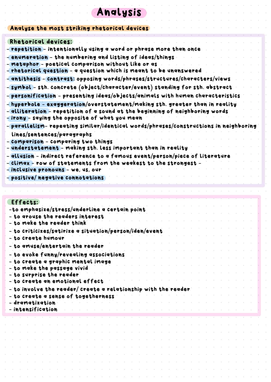 1) content
2) analysis
3) a) comment
creative task
Englisch Klausur am 22.09.21
Political speech
Definition: commentary on matters of public