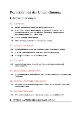 Know Rechtsformen der Unternehmung thumbnail