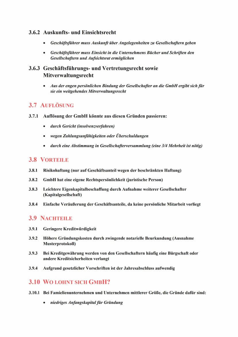 Rechtsformen der Unternehmung
1 EINZELUNTERNEHMEN
1.1 GRÜNDUNG
1.1.1 muss ins Handelsregister eingetragen werden (in Abteilung A)
Firmen Zus