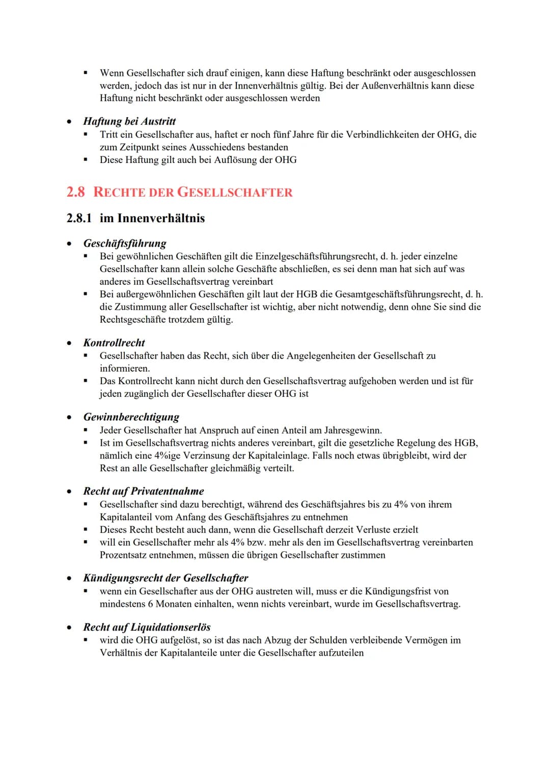 Rechtsformen der Unternehmung
1 EINZELUNTERNEHMEN
1.1 GRÜNDUNG
1.1.1 muss ins Handelsregister eingetragen werden (in Abteilung A)
Firmen Zus
