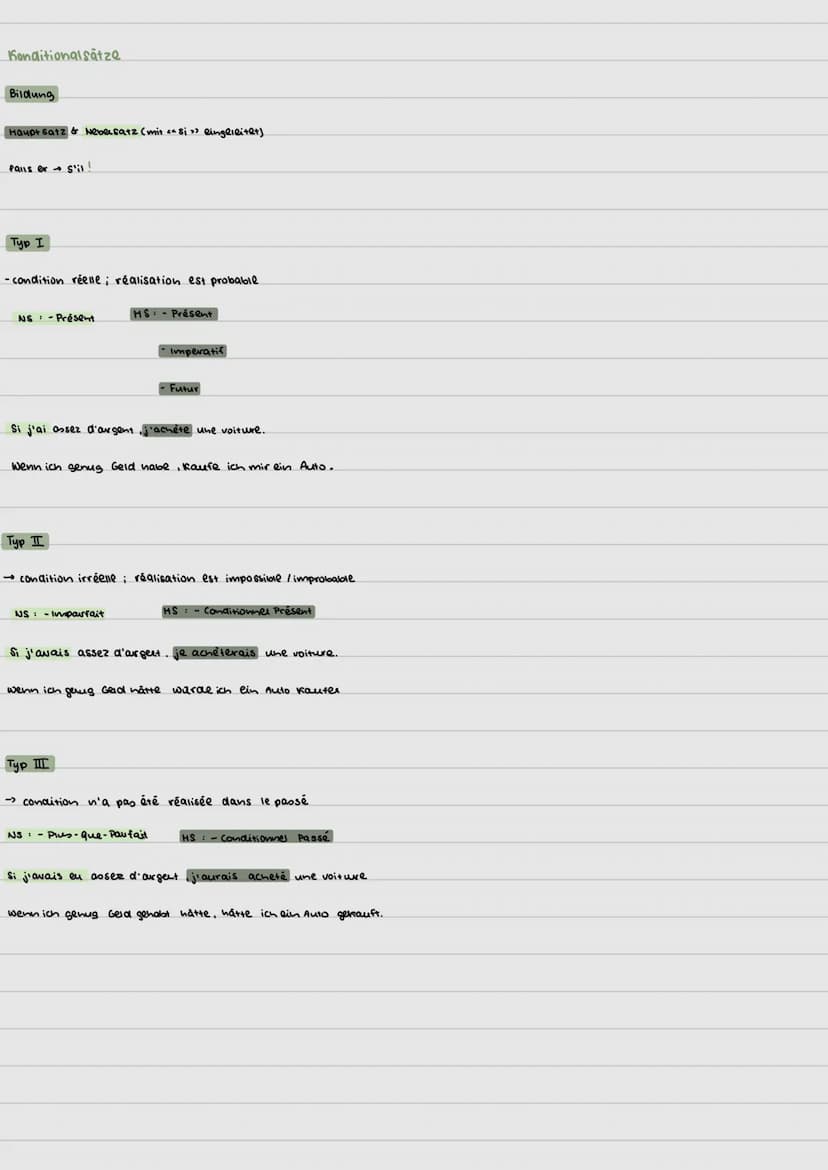Futur Simple
Bildung
Infinitiv a. verbs. + Endung: - ai
Ausnahmen
aller ivai
avoir aurai
devoir devrai
essayer → essaierai
Bildung
Ausnahmen