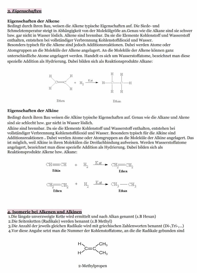 Gesättigte Kohlenwasserstoffe
1. Alkane
Alkane sind Kohlenwasserstoffe, bei denen die benachbarten Kohlenstoffatome durch
Einfachbindung (At