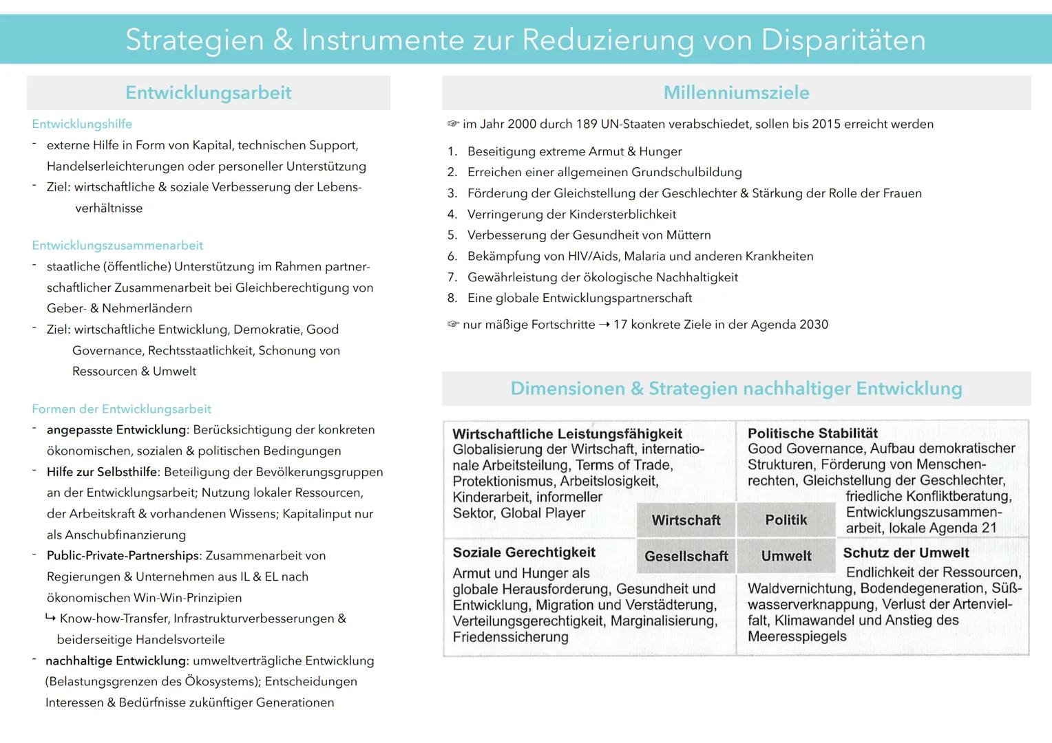 Einfach erklärt: Ursachen der Unterentwicklung und globale Disparitäten ...