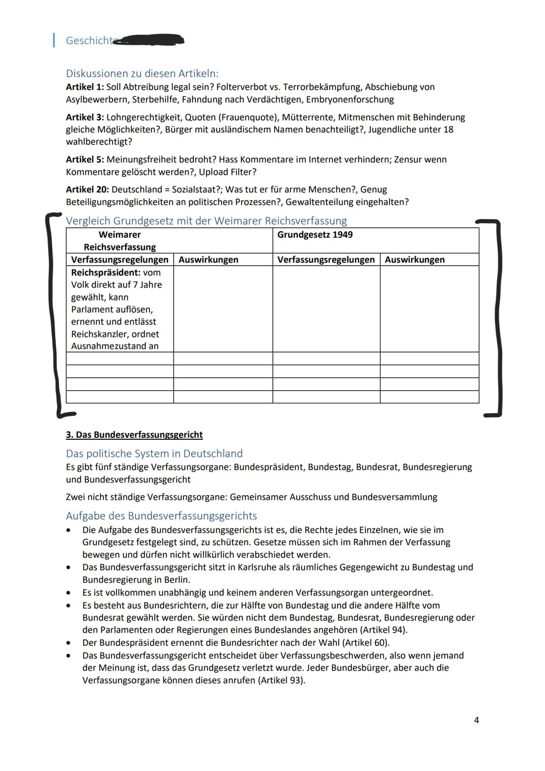 Geschichte
1. Gründung BRD und DDR
Gründung der BRD
Februar-Juni 1948: ,,Londoner Konferenz"; USA, GB, Frankreich, Belgien, Niederlande und
