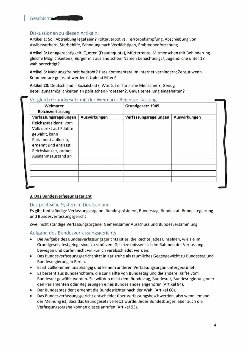 Geschichte
1. Gründung BRD und DDR
Gründung der BRD
Februar-Juni 1948: ,,Londoner Konferenz"; USA, GB, Frankreich, Belgien, Niederlande und
