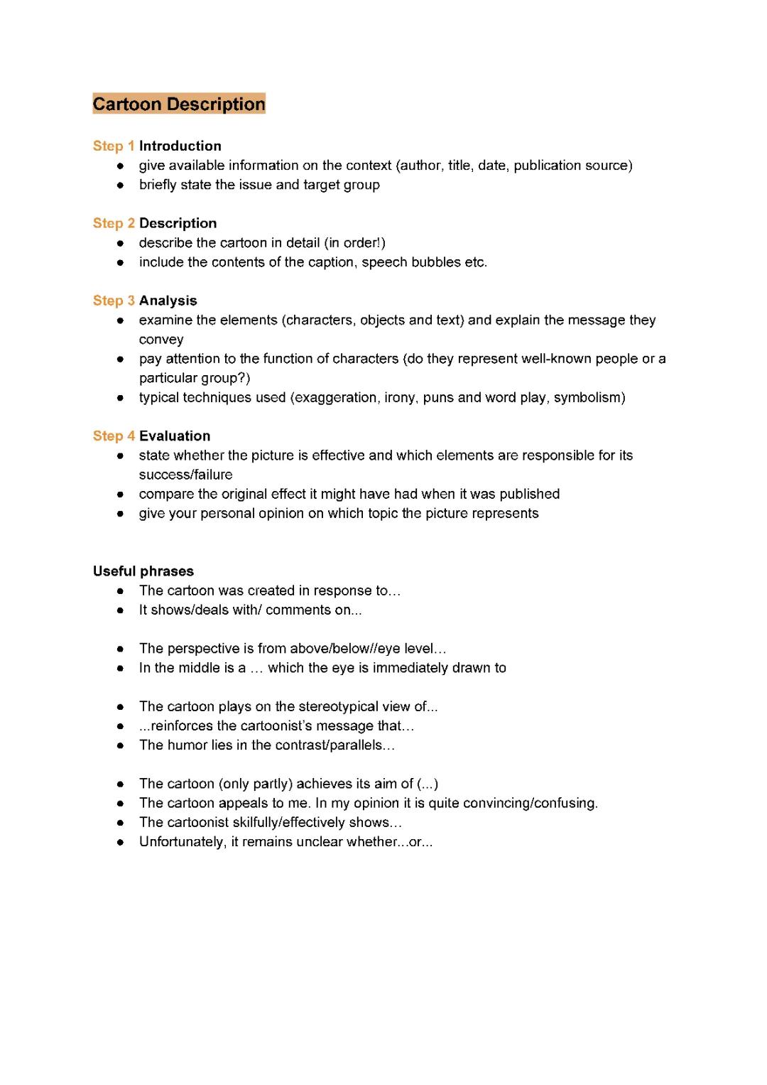 Your Complete Guide to Cartoon Analysis: Examples and Tips for Success