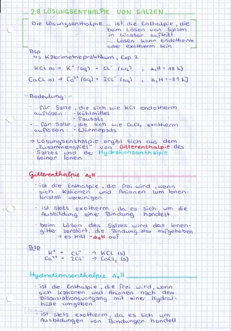 Know Lösungsenthalpie von Salzen thumbnail