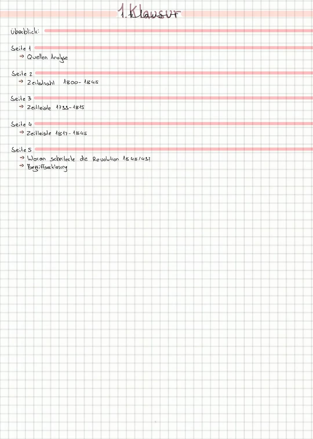 überblick:
Seite 1
→ Quellen Analyse
Seite 2
→ Zeitstrahl
Seite 3
1800-1845
→ Zeilleiste 1733-1815
Seite 4
→ Zeitleiste 1817-1845
1. Klawsur