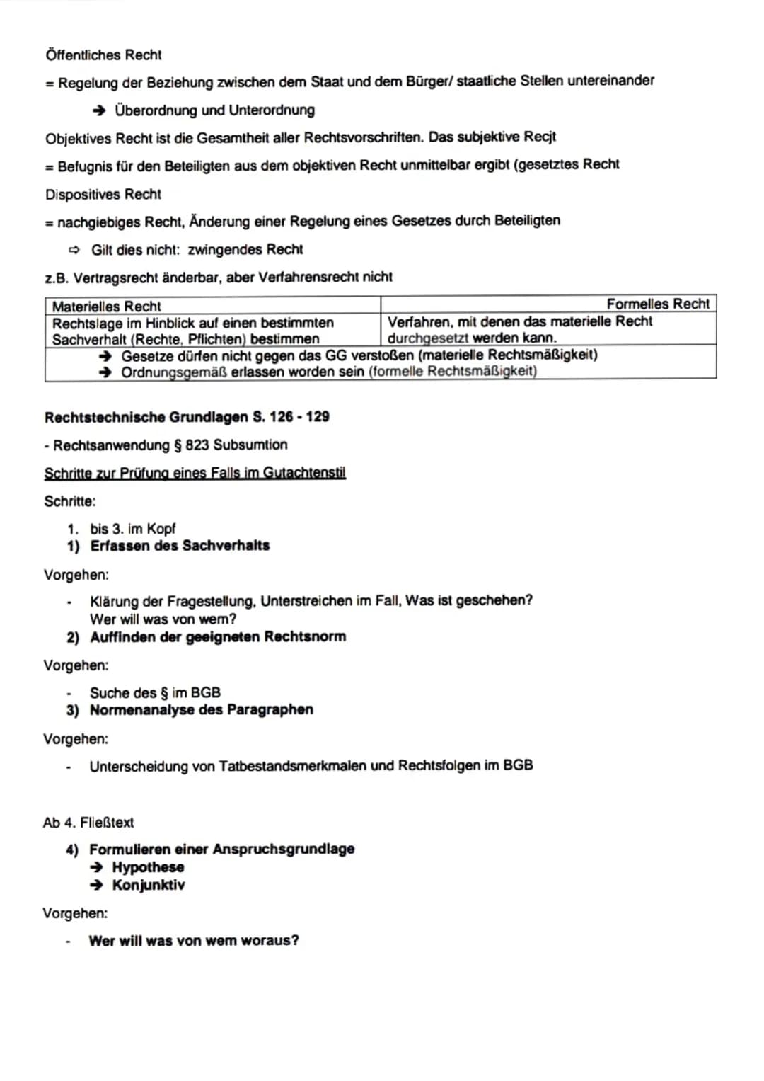 Öffentliches Recht
= Regelung der Beziehung zwischen dem Staat und dem Bürger/ staatliche Stellen untereinander
→ Überordnung und Unterordnu